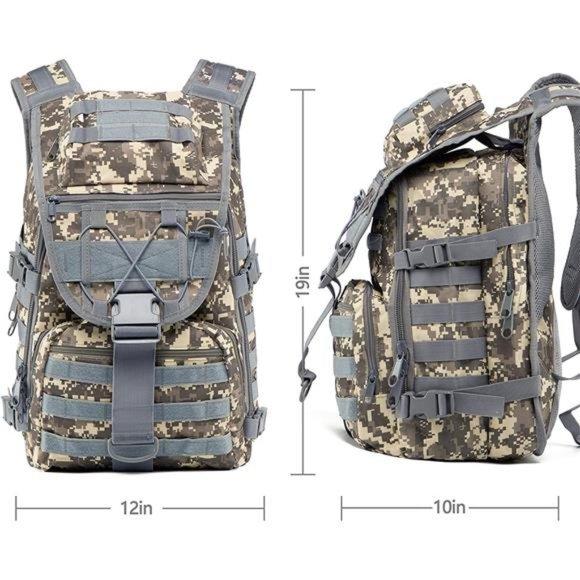 Tactical Backpack Military Rucksack Molle-Bag - Picture 6 of 7